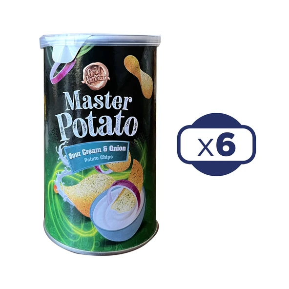 Master Potato Soğanlı & Ekşi Kremalı Cips 60 Gr x 6 Adet - Resim 2