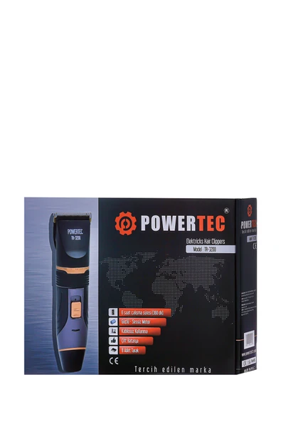 Powertec TR-3200 Profesyonel Saç, Sakal Tıraş Makinesi - Resim 4