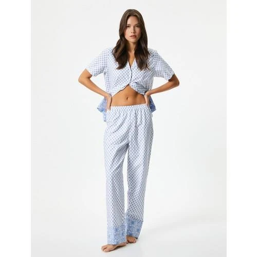 PYJAMAS WOVEN BOTTOM - Resim 4