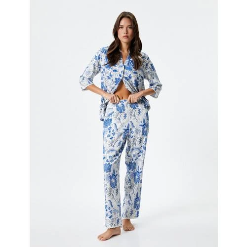 PYJAMAS WOVEN BOTTOM - Resim 4