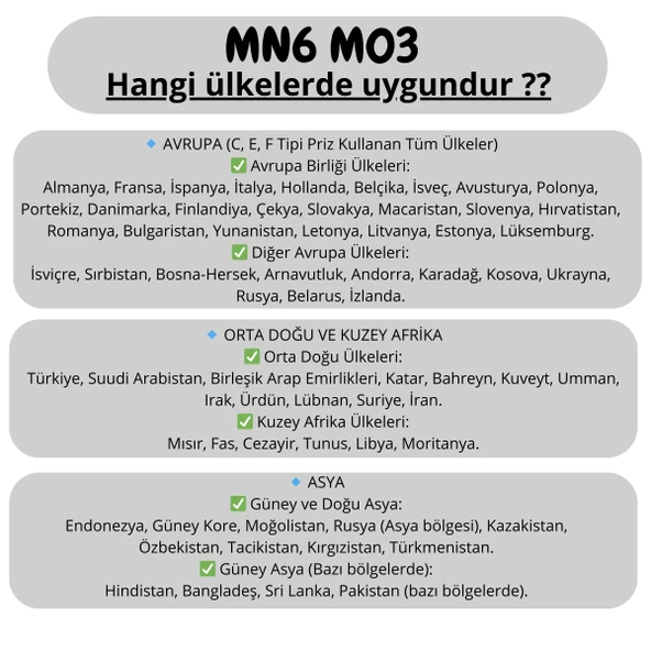 MN6 M03 Priz Dönüştürücü/5 Adet/amerikan Tipi Priz Dönüştürücü-dünya Ülkeler Arası Fiş Çevirici-Priz Çevirici - 10