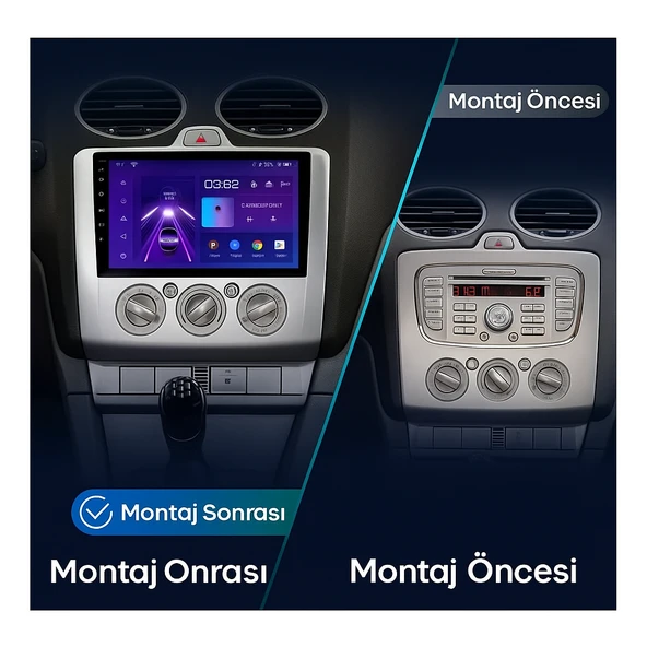 Ford Focus 2 A.K. Multimedya (2006-2011) 4 GB RAM 64 GB Hafıza 8 Çekirdek Cadence - Resim 9