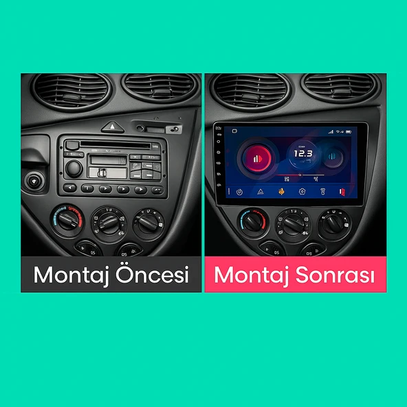 Ford Focus 1 Multimedya (1999-2005) 4 GB RAM 64 GB Hafıza 8 Çekirdek Cadence - Resim 9