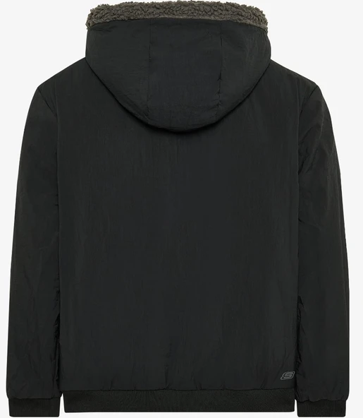 Skechers S242252 Outdoor Fleece Reversible Full Zip Sherpa Erkek Günlük Mont - Resim 4