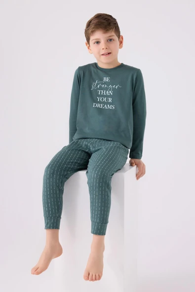 Arnetta 3130 Erkek Çocuk Uzun Kol Pijama Takım - 2