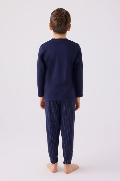 Arnetta 3130 Erkek Çocuk Uzun Kol Pijama Takım - 12