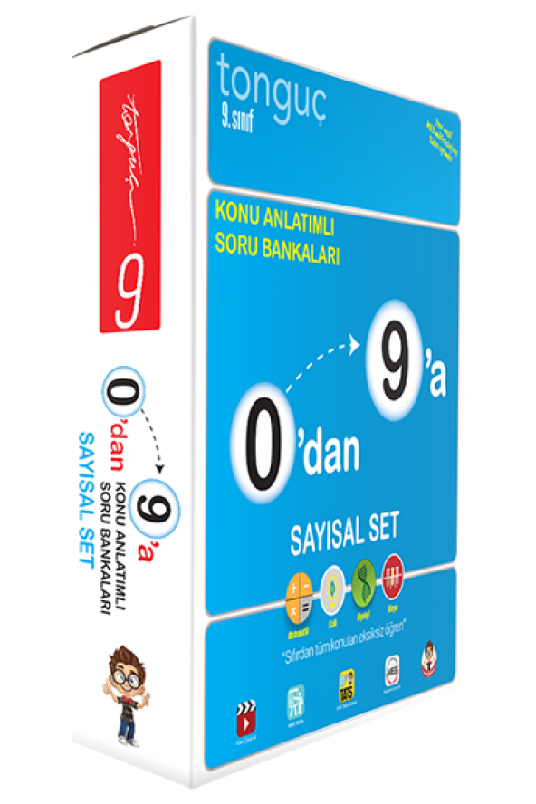 Tonguç Akademi 9. Sınıf 0dan 9a Sayısal Sözel Set 2020 2021 - 2
