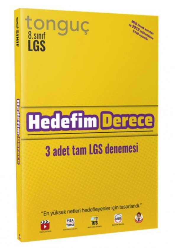 Tonguç Akademi 8. Sınıf LGS Hedefim Derece Denemeleri