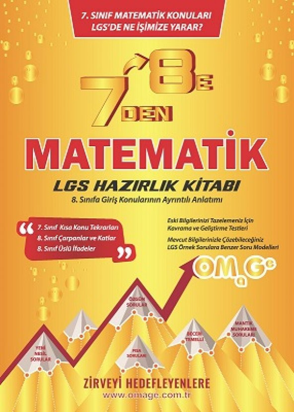 Omage Yayınları 7Den 8E Lgs Matematik Hazırlık Kitabı