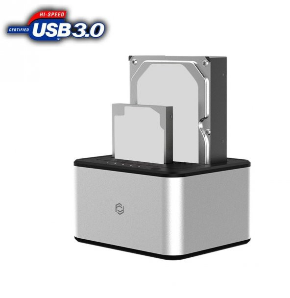 Frisby FHC-3570A 2.5" 3.5" Dual USB 3.0 HDD Kutu Docking Station Harddisk Kutusu - 1