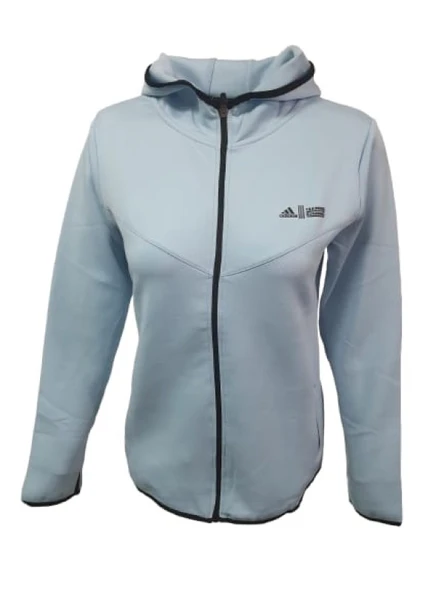 Adidas A0796 Kadın Scuba Kapüşonlu Tam Fermuarlı Sweatshirt - 5