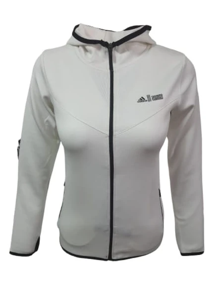 Adidas A0796 Kadın Scuba Kapüşonlu Tam Fermuarlı Sweatshirt - 3