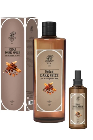Rebul Dark Spice Kolonya 250 ml + Dark Spice Kolonya 125 ml