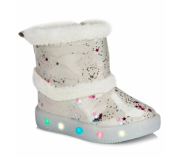 Vicco Comet Hafif Kız Çocuk Işıklı Kürklü Kışlık Çocuk Botu ürün görseli