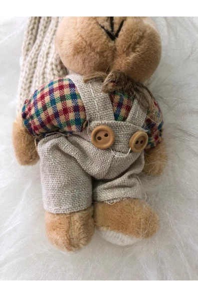 Kız Çocuk Ayıcıklı Atkı Bere Takımı 4/14 yaş - 3