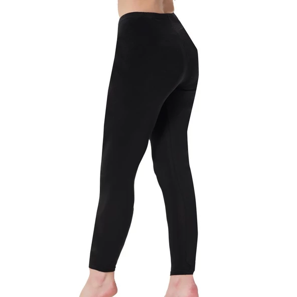 Lüx Drm Bayan Likralı Ağlı Battal Uzun Tayt 4001 - 2