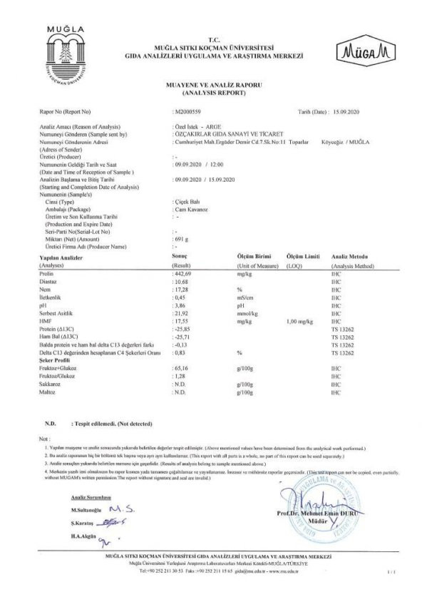 Kb Köyceğiz Balı Çiçek Balı 850 G Cam Kavanoz + Köyceğiz Yöresel Çifte Kavrulmuş Tahin 600 G Cam Kavanoz - 8