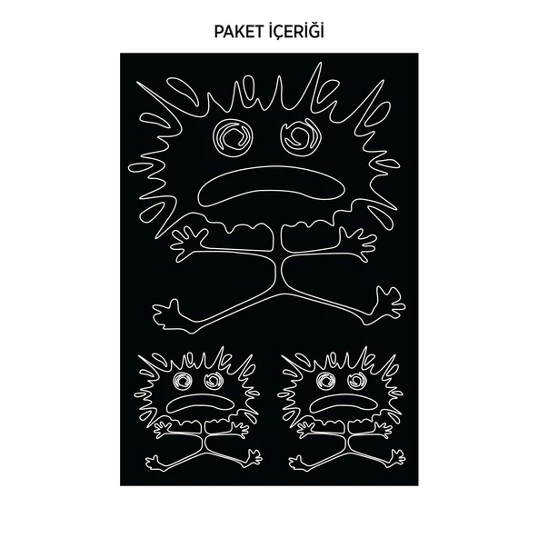 Korkak Araç Sticker 21x29 cm - 2