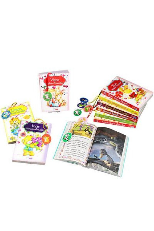 Kokulu Masallar Seti - 10 Adet Kokulu Kitap