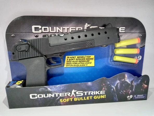 Erdem Sünger Ok ve Yumuşak Top Fırlatan PUBG Tabanca ER-DES04 ürün görseli 1