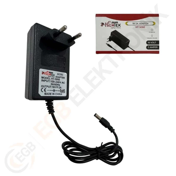 HIGHTEK HT-5060 16v 2a SANTRAL ADAPTÖRÜ