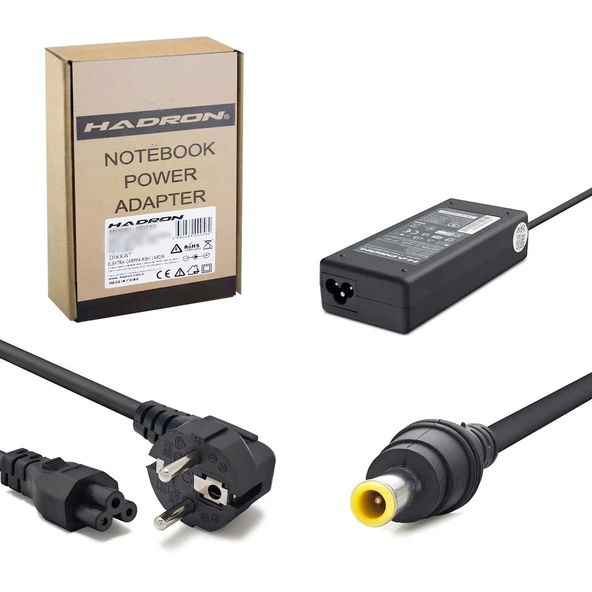 NOTEBOOK ADAPTÖR 19V 4.74A 5.3X3.0MM HADRON HD-702 ürün görseli