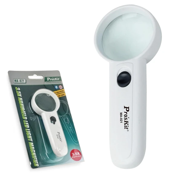 BÜYÜTEÇ IŞIKLI 3.5X PROSKİT MA-021