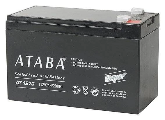 ATABA AT-1270 Kuru Akü 12V 7Ah (15X9.5X6cm) ürün görseli 1
