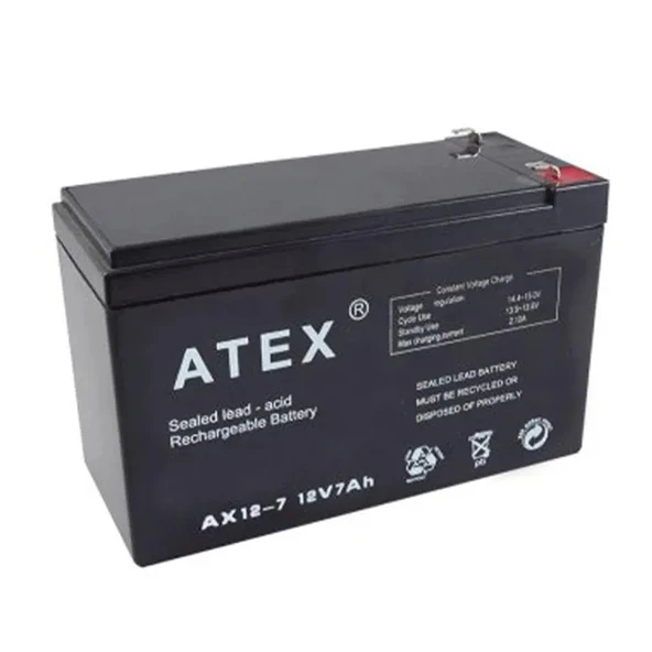 ATEX Kuru Akü 12V 7Ah (15X6.5X9.5cm) ürün görseli