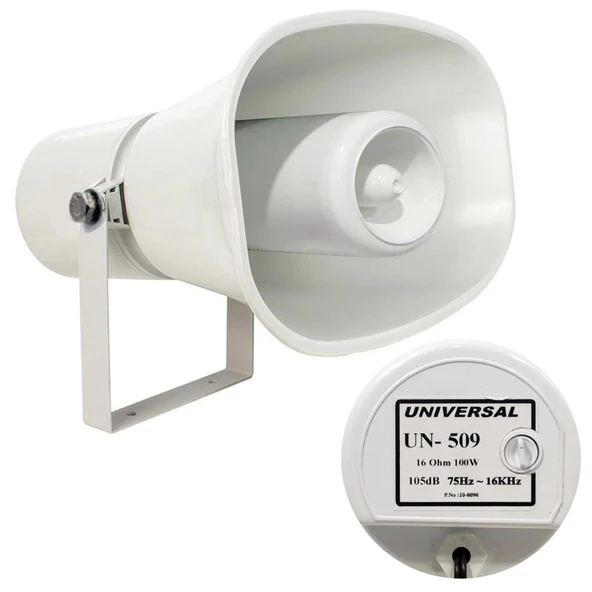 PAZARCI HORN HOPARLÖR 100W UNIVERSAL UN-509 ürün görseli 1