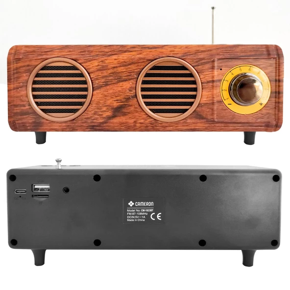 RADYO NOSTALJİ ŞARJLI BT/USB/SD CAMERON CM-1923BT - 2