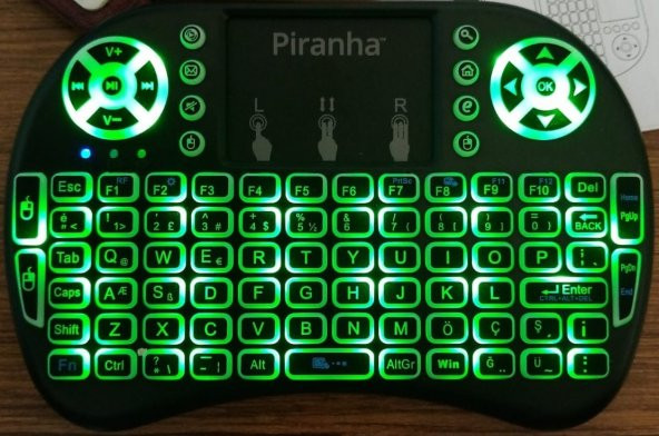 Piranha 2385 Kablosuz Mini Klavye Keyboard - 6
