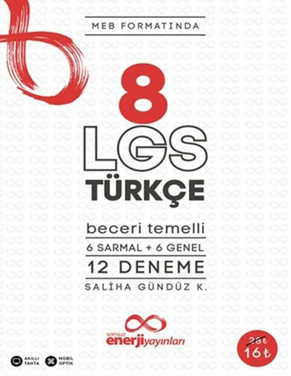 Sonsuz Enerji 8.Sınıf Lgs Türkçe 12 Deneme