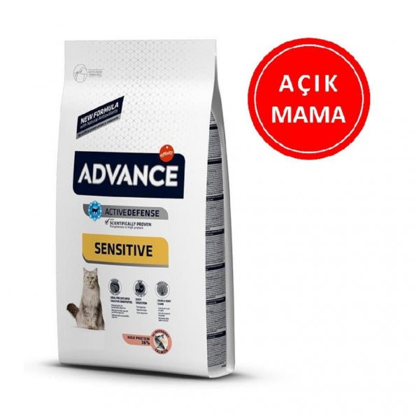 Advance Sensitive Somonlu Kedi Maması 1 Kg AÇIK