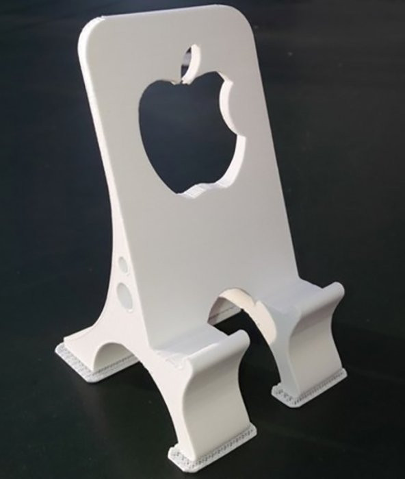 3D Baskı Logolu Telefon Standı Telefon Tutucu Model 18