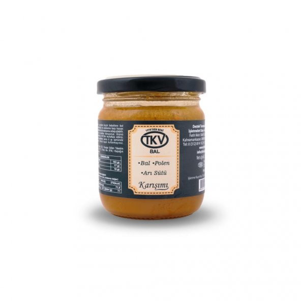 Bal+Polen+Arı sütü (210 gr)