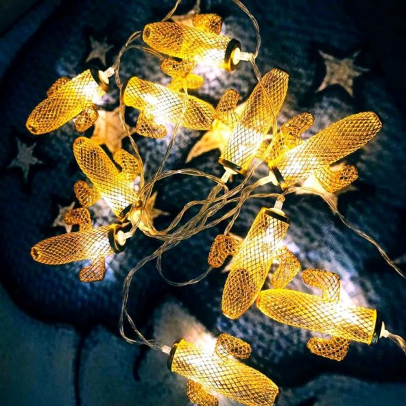 Hdmarketim Kaktüs10lu Dekoratif LED Lamba (2 Metre) - 3