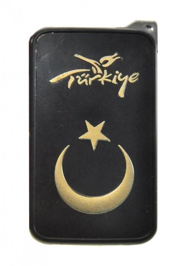 Hdmarketim Metal Türk bayraklı Manyetolu Gazlı İşlemeli Çakmak 5836 - 4
