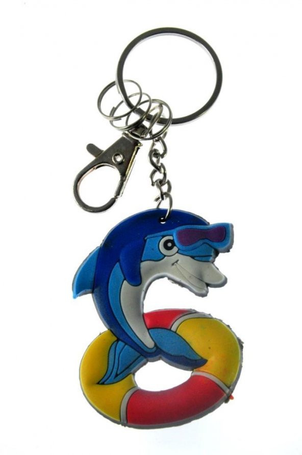 Hdmarketim Sevimli Yunus Figürlü Anahtarlık 5924