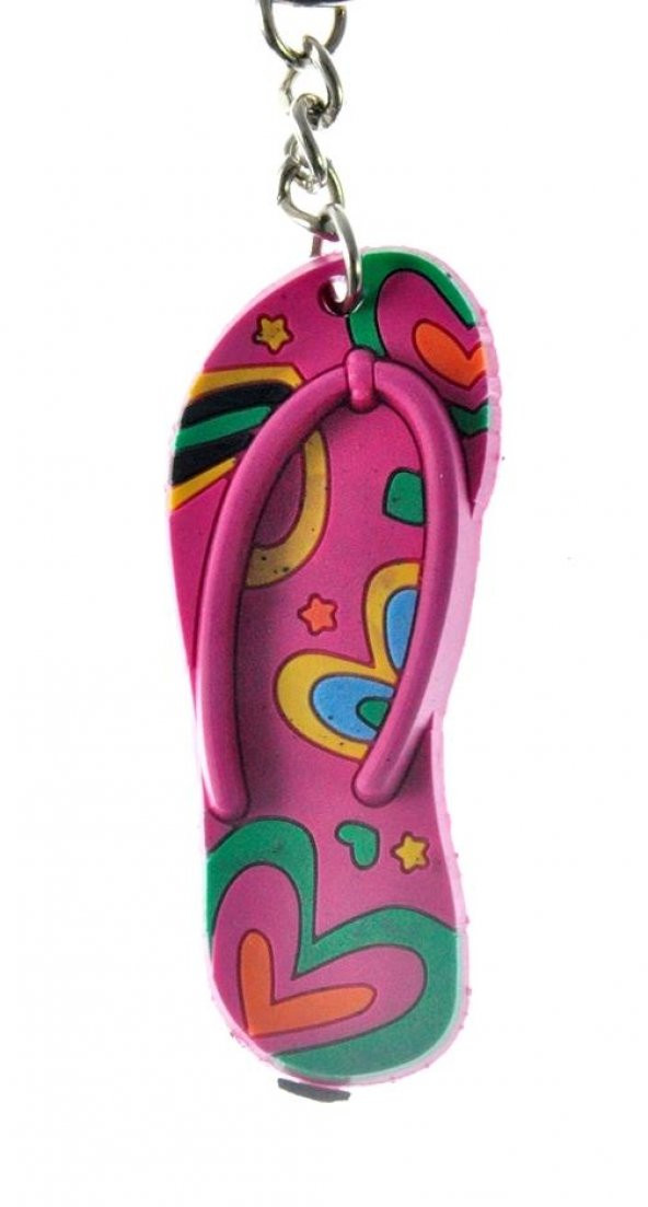 Hdmarketim Sevimli Flip Flop Terlik Figürlü Anahtarlık 5946 - 2