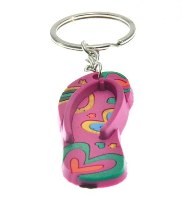 Hdmarketim Sevimli Flip Flop Terlik Figürlü Anahtarlık 5946 - 3