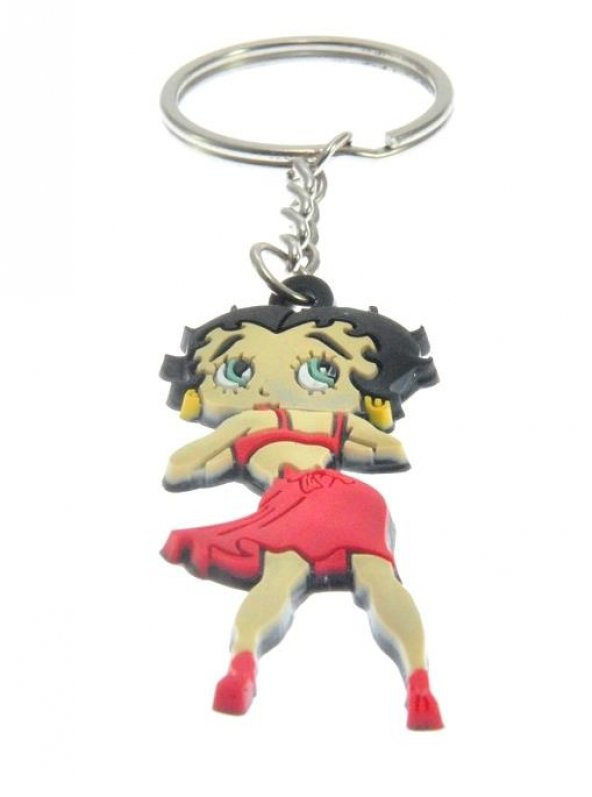 Hdmarketim Sevimli Betty Boop Figürlü Anahtarlık 5952 - 3