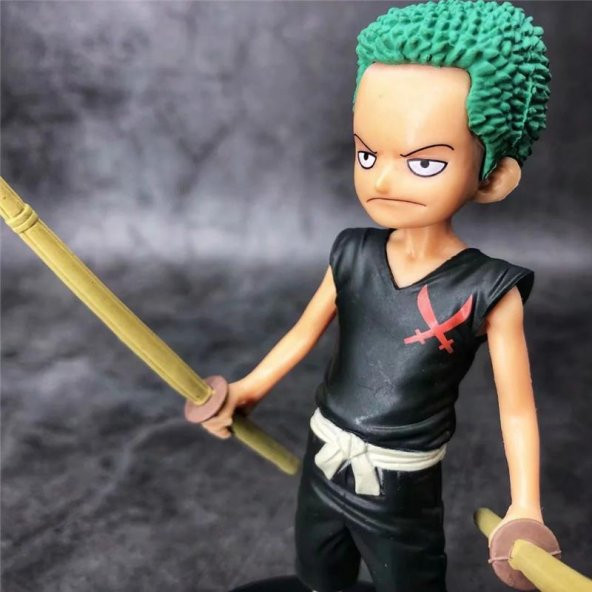 Anime One Piece Action Figure Roronoa Zoro 14Cm Oyuncak Biblo - 2