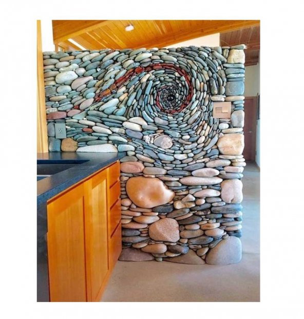 Doğal Deniz Taşı 1-3cm Aralığında 1 Kg Teraryum Akvaryum Çiçek süsleme - 10