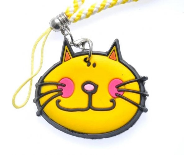 Hdmarketim Sevimli Kedi Figürlü Çanta Ve Anahtarlık Süsü 6081 - Resim 2