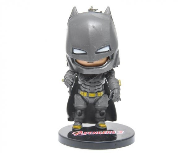 Hdmarketim Marvel Batman PVC Süper Figür Oyuncak Anahtarlık 6105