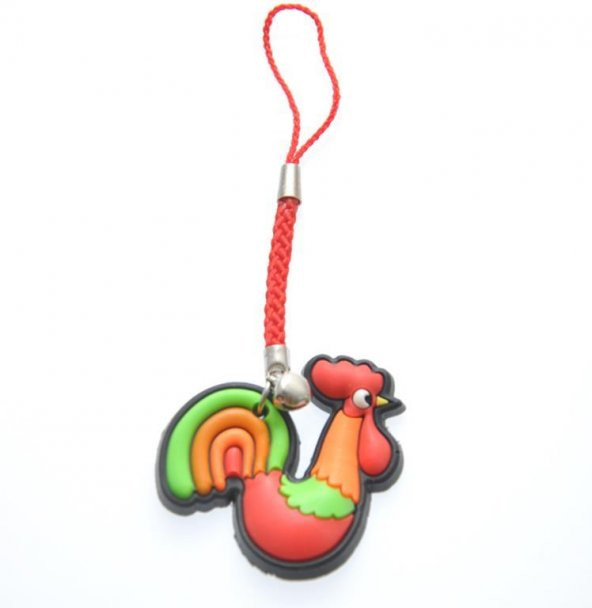 Hdmarketim Sevimli Tavuk Figürlü Çanta Ve Anahtarlık Süsü