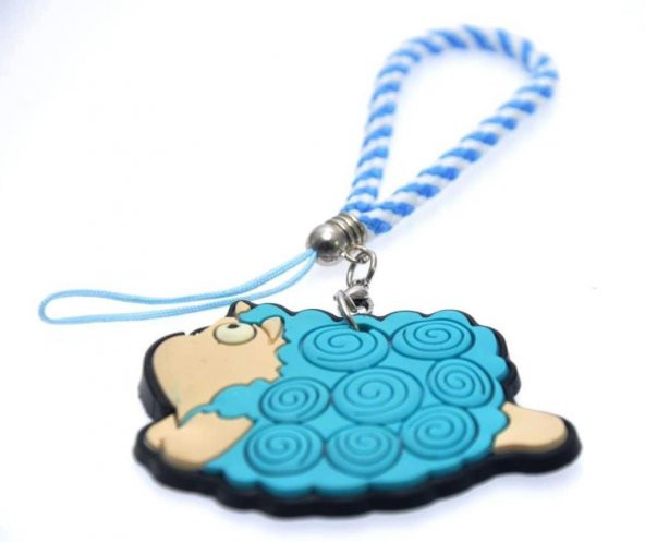 Hdmarketim Sevimli Koyun Figürlü Çanta Ve Anahtarlık Süsü 6077 - Resim 3