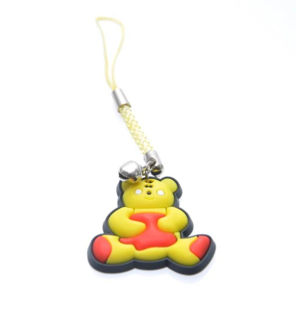 Hdmarketim Sevimli Sarı Ayı Figürlü Çanta Ve Anahtarlık Süsü - 2