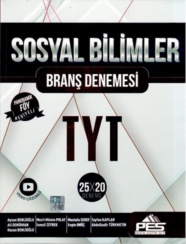 2021 TYT Sosyal Bilimler Branş Denemesi Pes Yayınları